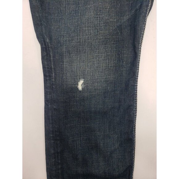 Silver Jeans Co. Womens Suki Ankle Slim Distressed Denim Blue Jeans Size 20 L27 - Picture 4 of 14